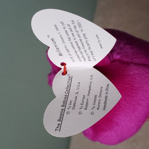 Ty Millennium Buddy & Beanie Bear Set🐻Plush Gift Kids Toy Rare Collectible, NWT - Picture 11 of 17